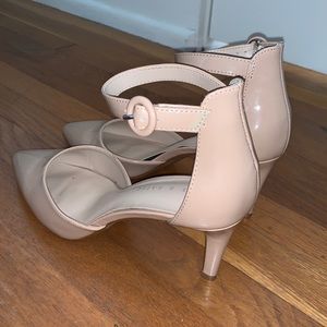 Nude Pointed Toe Heels